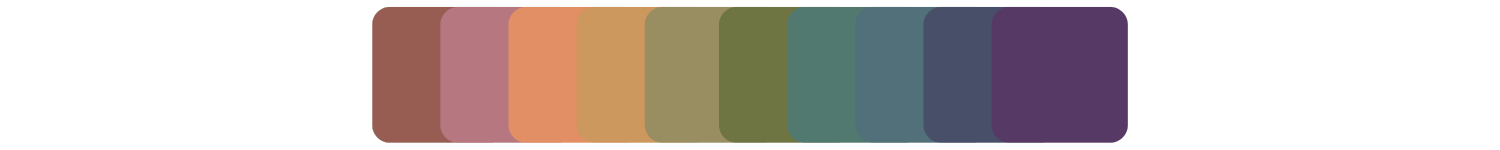 Palette de couleurs